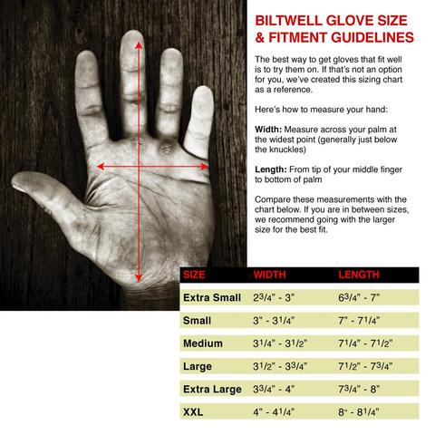 Bảng kích thước Gloves Biltwell